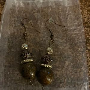 (3 for $20)Handcrafted Bead Earrings New 2 pairs